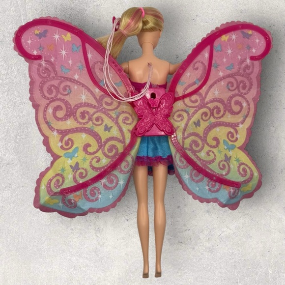 Mattel Barbie A Fairy Secret Doll 2 In 1 Original Outfit Removable Wings - Works - Picture 4 of 13